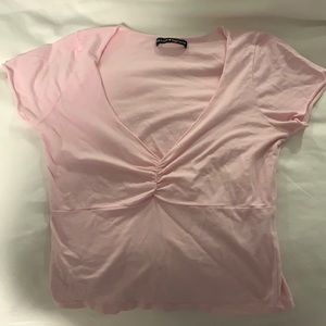Brandy Melville pink Gina top